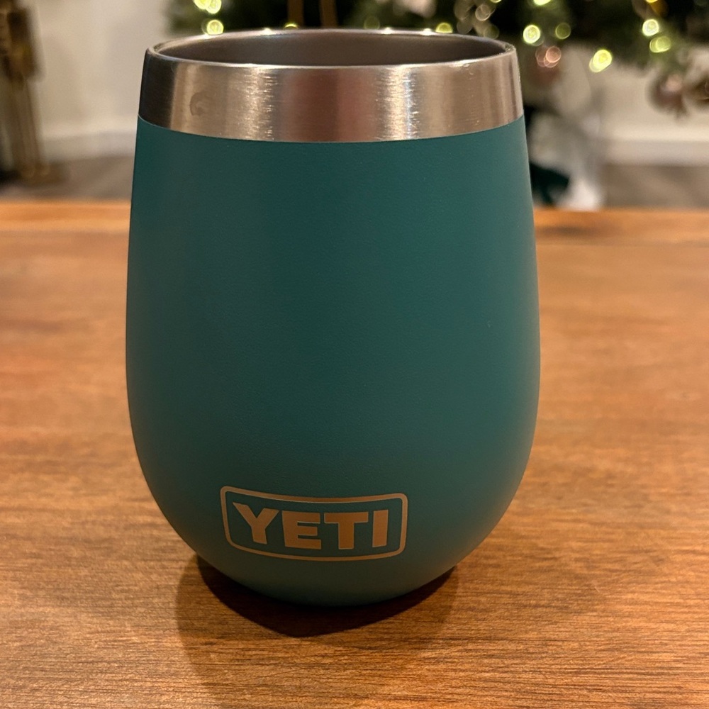 Yeti Teal Stainless Steel Tumbler